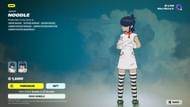 The Gorillaz 2D and Noodle skins in Fortnite will remain listed until September 17, 2025 (Image via Sportskeeda Gaming || Epic Games)